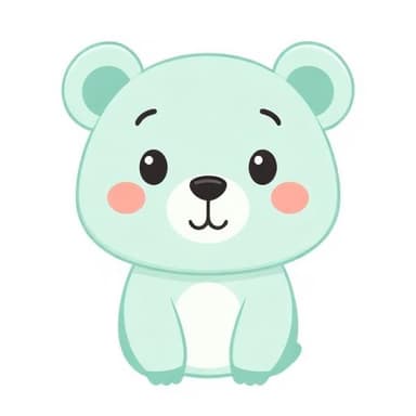 Friendly bear mascot